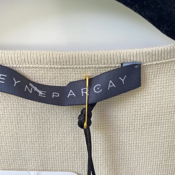 ZEYNEP ARCAY V-NECK BODYSUIT LIMESTONE size 2 - Picture 4 of 8